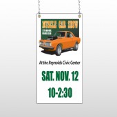 Muscle Car 124 Window Sign 