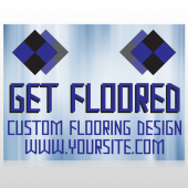 Blue Checker 249 Custom Decal
