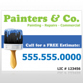 Blue Paint Brush 305 Custom Decal