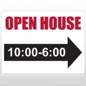 Open House 17 Custom Sign
