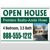 Open House 32 Custom Sign
