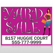 Pink Girl Sale 552 Custom Decal