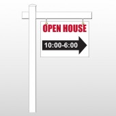 Open House 17 18"H x 24"W Swing Arm Sign