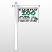 Zoo 127 18"H x 24"W Swing Arm Sign