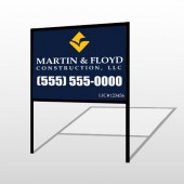 Construction 73 H-Frame Sign