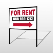 For Rent 46 H-Frame Sign