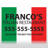 Italian Restuarant Sign Panel