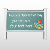 Apple Books Pencil 07 48"H x 96"W Site Sign