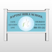 Bibledove 162 48"H x 96"W Site Sign Stand