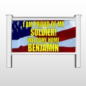 Flag 57 48"H x 96"W Site Sign