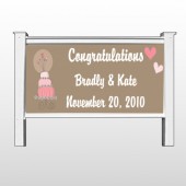 Heart Cake 03 48"H x 96"W Site Sign