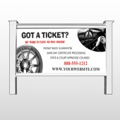 Steering Wheel 154 48"H x 96"W Site Sign