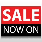 Sale Now On Sign Panel