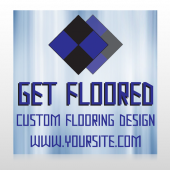 Blue Checker 249 Custom Decal