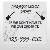 Silhouette Guitar 371 Custom Decal