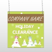 Holiday Clearance 13 Window Sign
