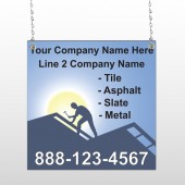 Roofing 258 Window Sign