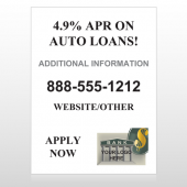 Auto Loan 155 Custom Decal