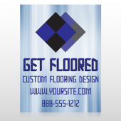 Blue Checker 249 Custom Decal
