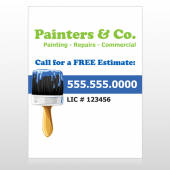 Blue Paint Brush 305 Custom Decal