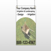 Wheel Barrow 261 Window Sign